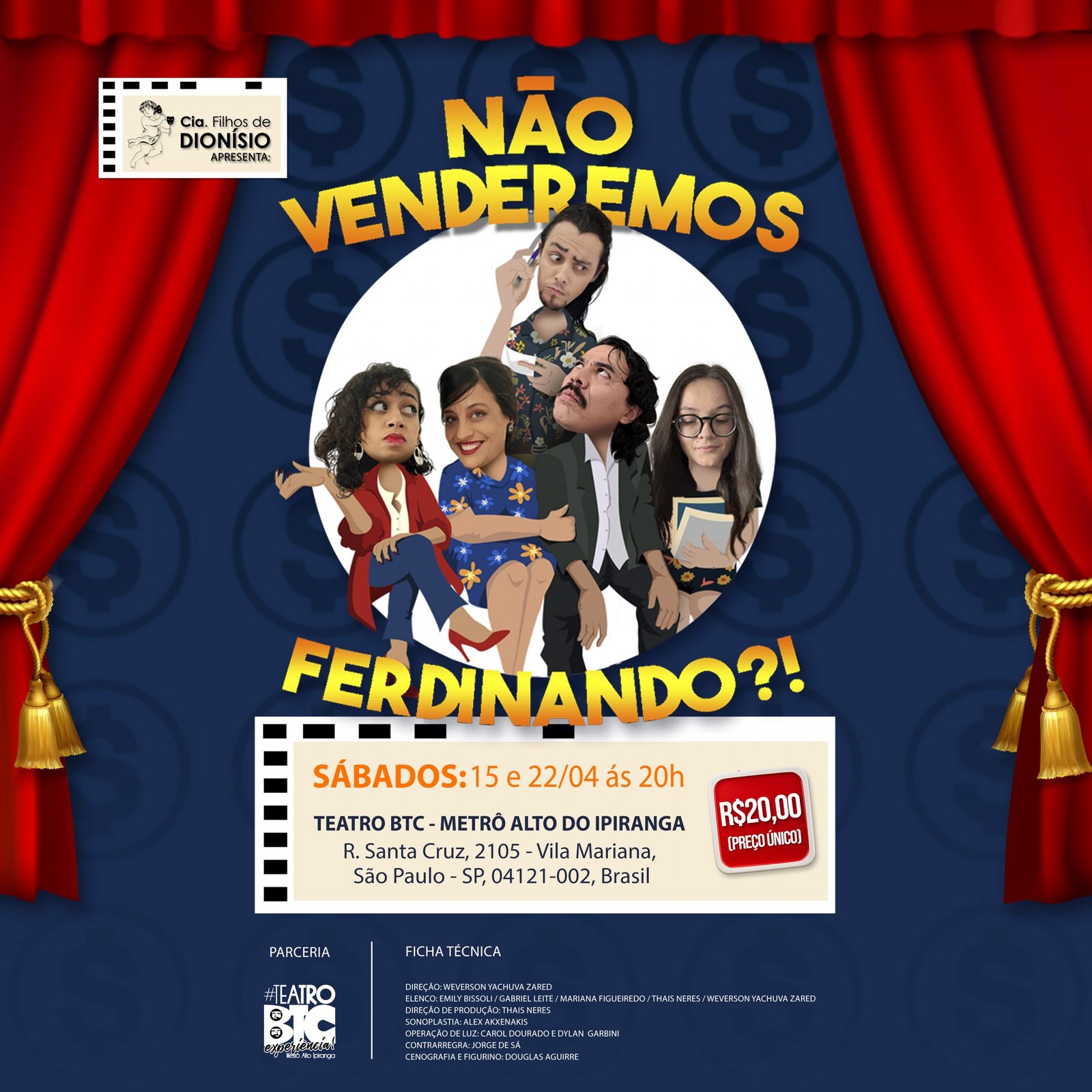 Teatro BTC Metrô Alto Ipiranga - Teatro em Vila Mariana São