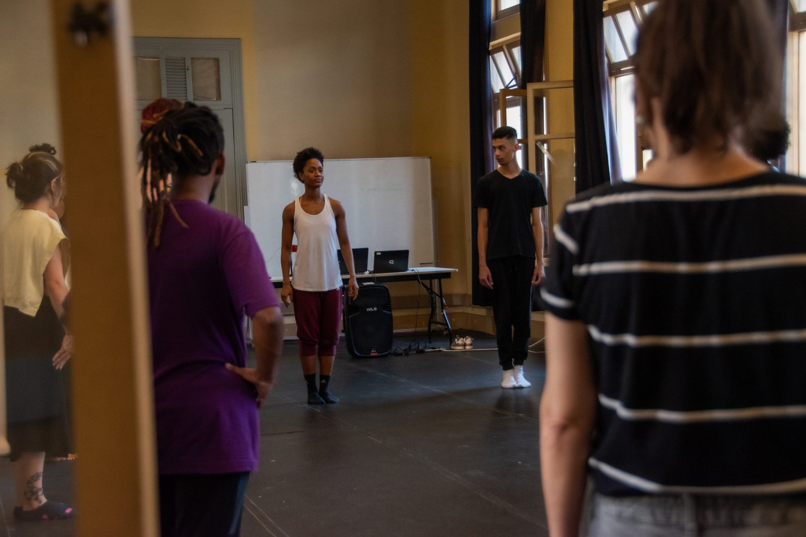 Fotografida colorida de Workshop "Dança Contemporânea" com Leilane Teles no Brás