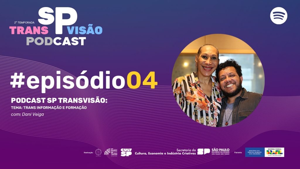 Quarto episódio da segunda temporada do podcast SP Transvisão: disponível no Spotify. | Comunicação Adaap