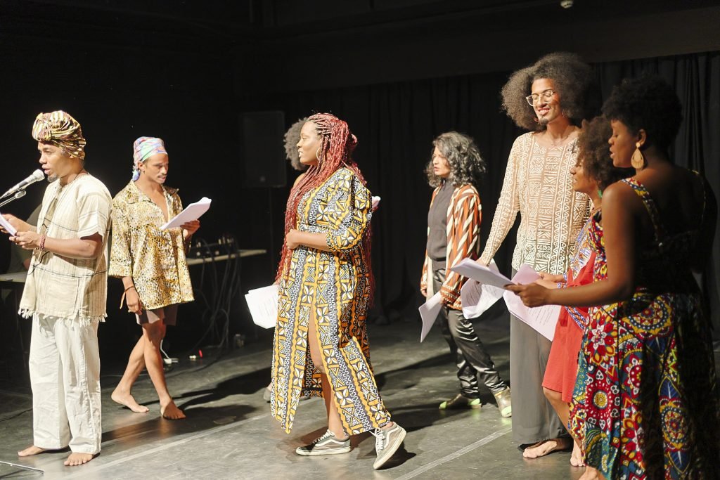 Segundo dia do Cena Única 2024, com os estudantes da Dramaturgia da SP Escola de Teatro, na Unidade Roosevelt. (14/6/2024). | Foto: Clara Silva.