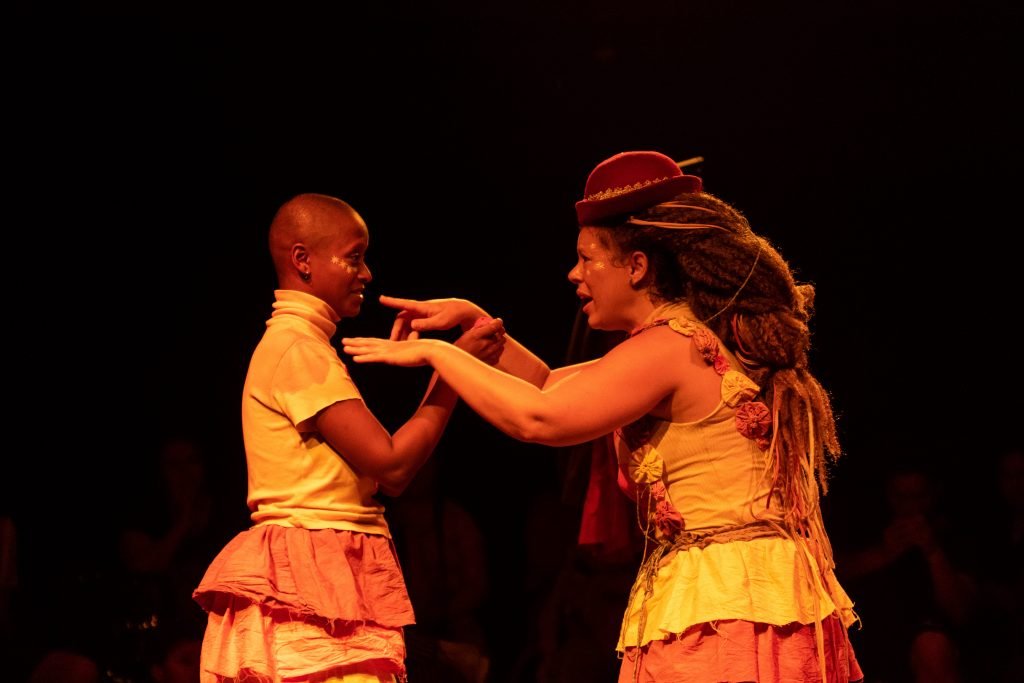 Apresentação da peça “No dia seguinte todo mundo riu”, feita pelos estudantes da SP Escola de Teatro, na Unidade Roosevelt. (6/7/2024). | Foto: Rodrigo Reis