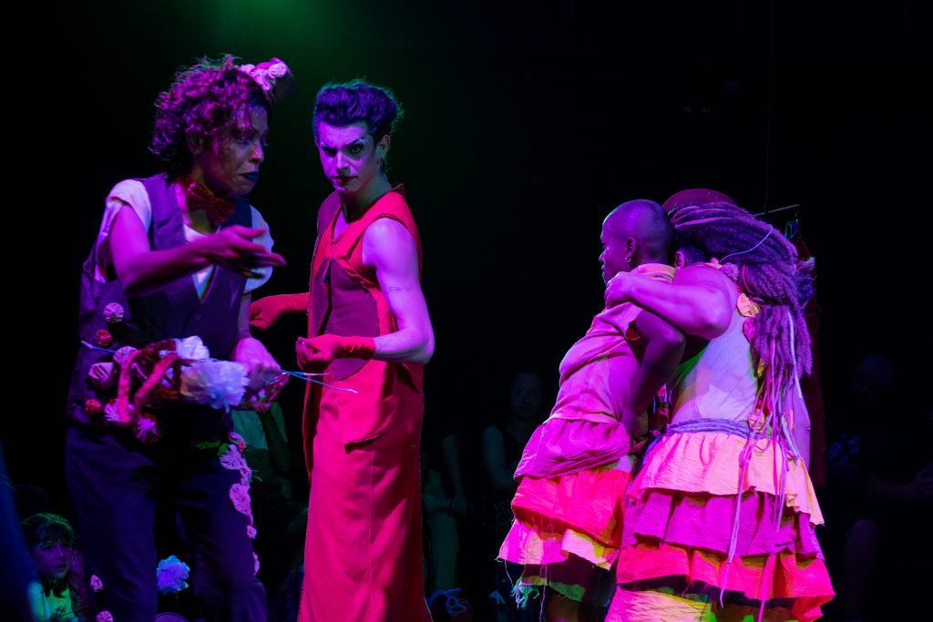 Apresentação da peça “No dia seguinte todo mundo riu”, feita pelos estudantes da SP Escola de Teatro, na Unidade Roosevelt. (6/7/2024). | Foto: Rodrigo Reis