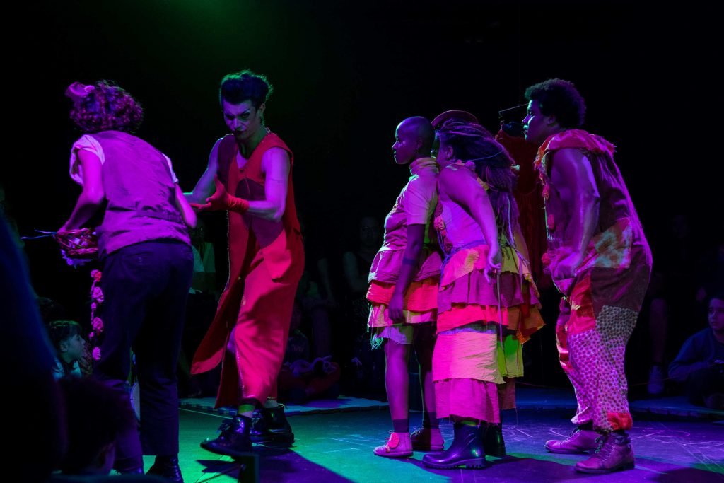 Apresentação da peça “No dia seguinte todo mundo riu”, feita pelos estudantes da SP Escola de Teatro, na Unidade Roosevelt. (6/7/2024). | Foto: Rodrigo Reis