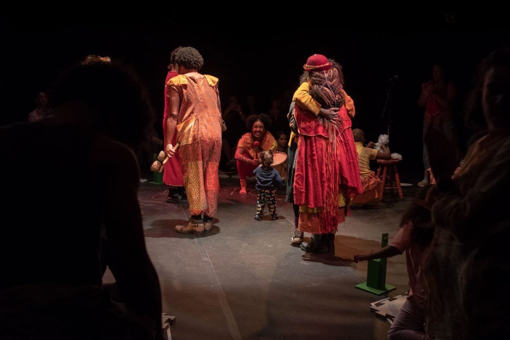 Apresentação da peça “No dia seguinte todo mundo riu”, feita pelos estudantes da SP Escola de Teatro, na Unidade Roosevelt. (6/7/2024). | Foto: Rodrigo Reis