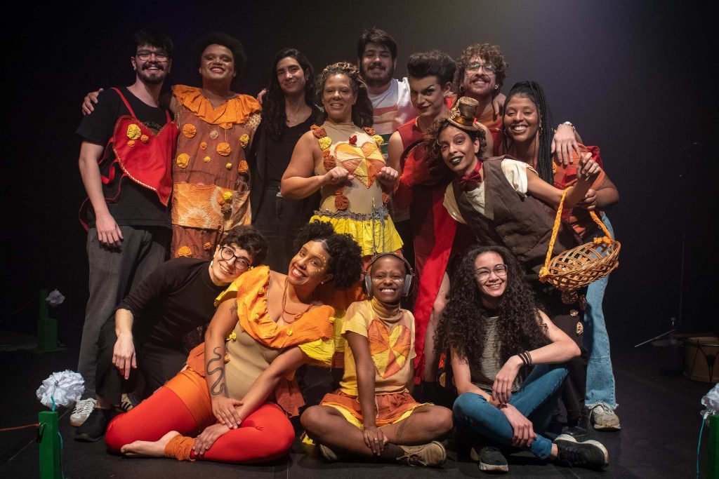 Apresentação da peça “No dia seguinte todo mundo riu”, feita pelos estudantes da SP Escola de Teatro, na Unidade Roosevelt. (6/7/2024). | Foto: Rodrigo Reis