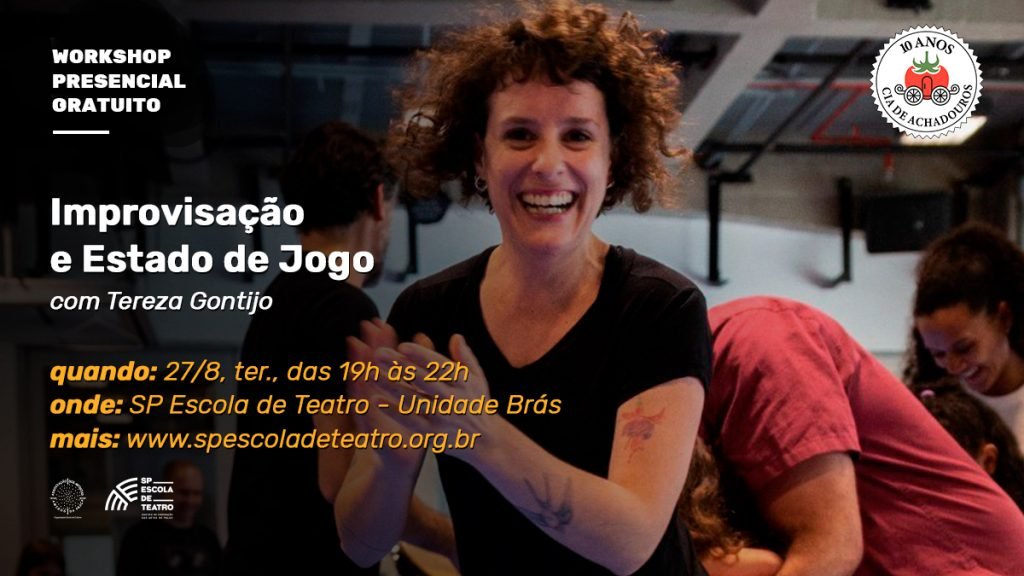 Workshop gratuito e presencial | Improvisação e Estado de Jogo