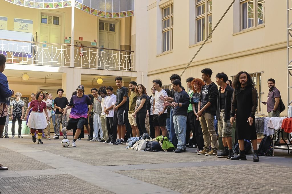 Recepção dos ingressantes do segundo semestre de 2024, na unidade Brás da SP Escola de Teatro. (3/8/2024) | Foto: Clara Silva