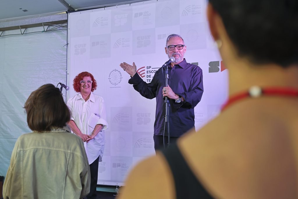 Recepção dos ingressantes do segundo semestre de 2024, na unidade Brás da SP Escola de Teatro. (3/8/2024) | Foto: Clara Silva