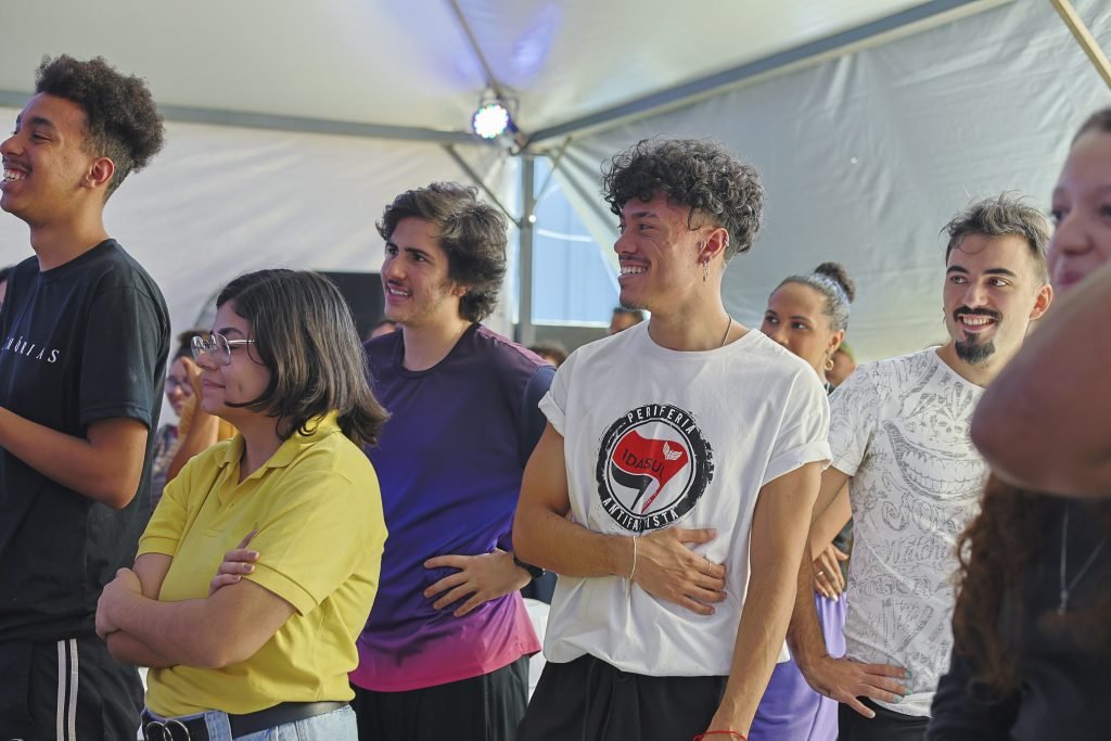 Recepção dos ingressantes do segundo semestre de 2024, na unidade Brás da SP Escola de Teatro. (3/8/2024) | Foto: Clara Silva