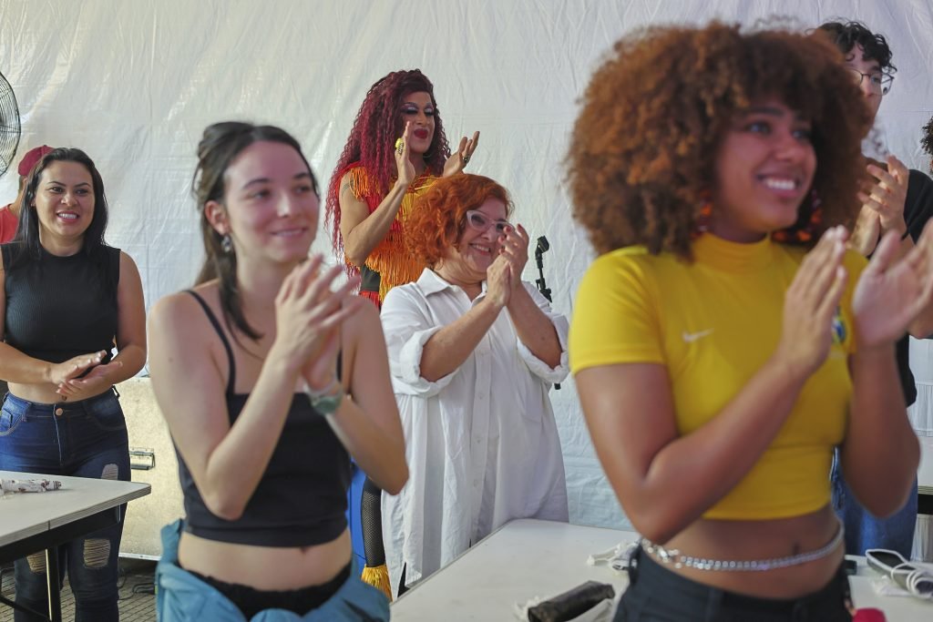 Recepção dos ingressantes do segundo semestre de 2024, na unidade Brás da SP Escola de Teatro. (3/8/2024) | Foto: Clara Silva