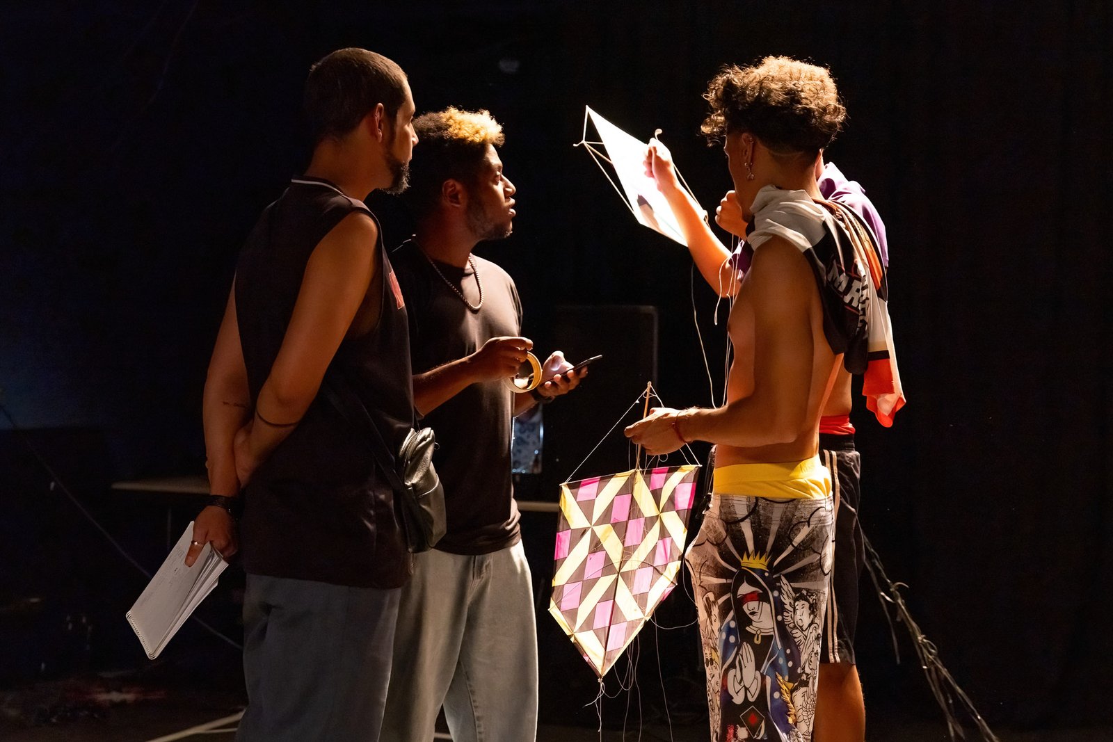 Apresentação no primeiro dia da Mostra de Microcenas dos estudantes de Direção da SP Escola de Teatro. (31/08/2024). | Foto: André Stefano