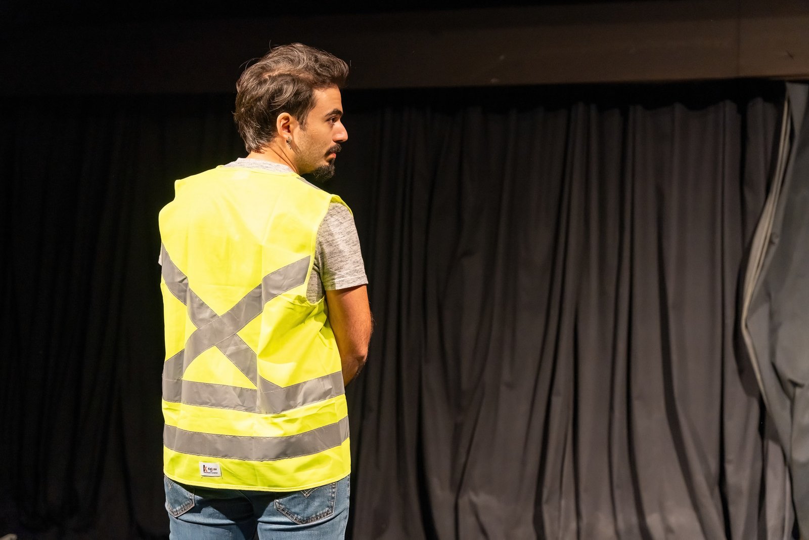 Apresentação no primeiro dia da Mostra de Microcenas dos estudantes de Direção da SP Escola de Teatro. (31/08/2024). | Foto: André Stefano