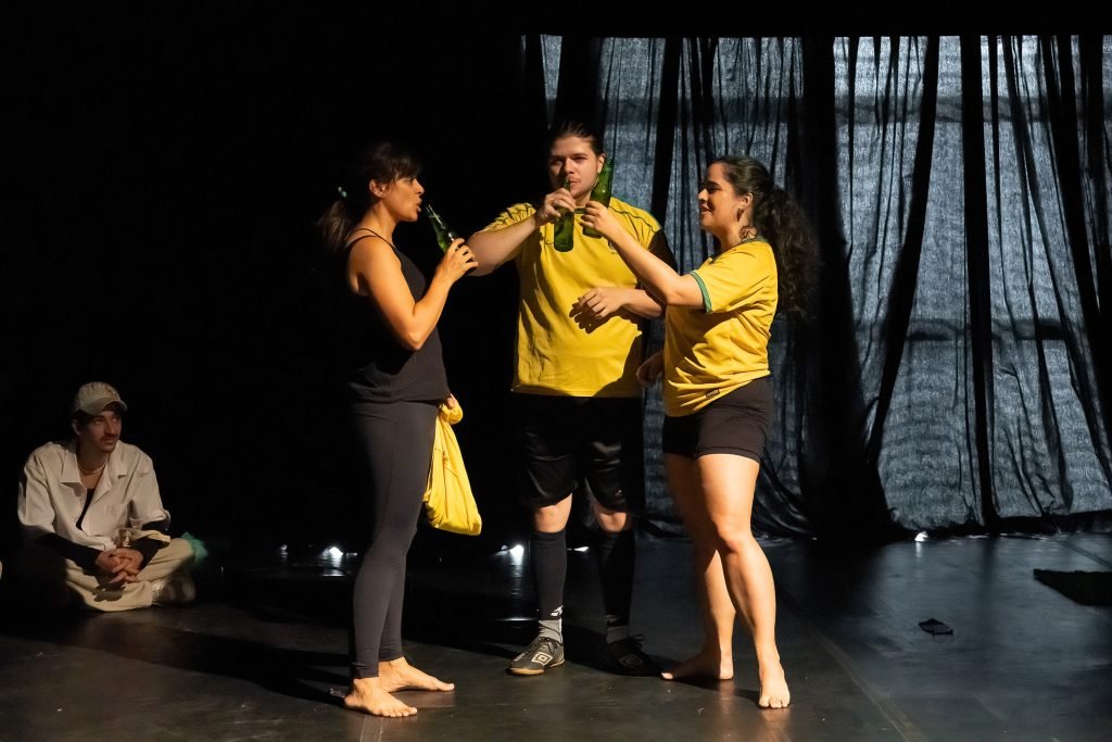 Apresentação no primeiro dia da Mostra de Microcenas dos estudantes de Direção da SP Escola de Teatro. (31/08/2024). | Foto: André Stefano