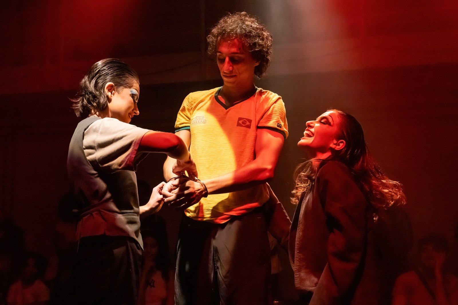 Apresentação no primeiro dia da Mostra de Microcenas dos estudantes de Direção da SP Escola de Teatro. (31/08/2024). | Foto: André Stefano