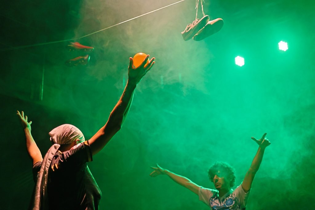 Apresentação no primeiro dia da Mostra de Microcenas dos estudantes de Direção da SP Escola de Teatro. (31/08/2024). | Foto: Clara Silva