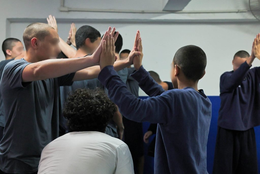 Oficina de teatro na Fundação Casa Rio Paraná, a partir da contrapartida dos alunos bolsistas do Programa Oportunidades. (12/11/2024). | Foto: Clara Silva.