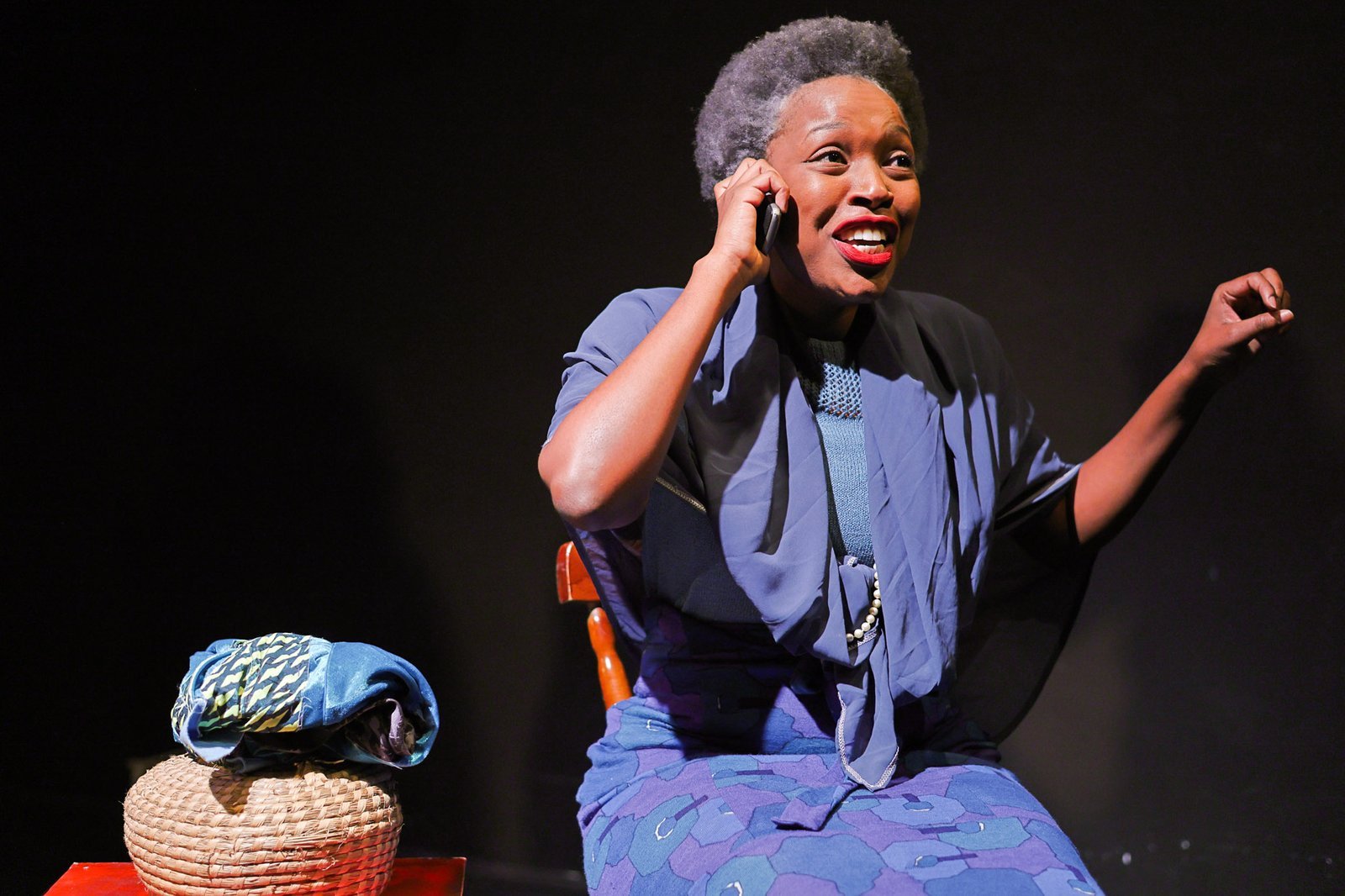 Experimento III do grupo N3 Amarelo, do segundo semestre de 2024, na SP Escola de Teatro. | Foto: Clara Silva.