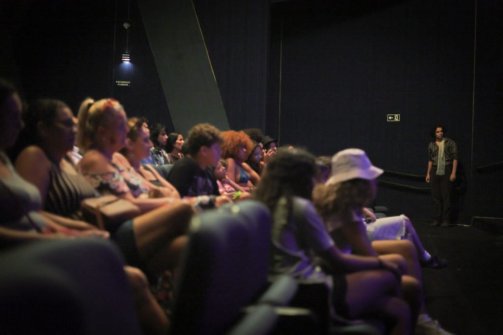 2º Mostra de Circulação: SP Escola de Teatro em Mongaguá (SP), promovendo uma oficina e apresentações de estudantes. (18/01/2025) | Foto: Clara Silva