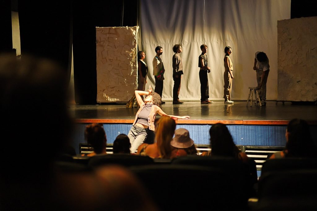 2º Mostra de Circulação: SP Escola de Teatro em Mongaguá (SP), promovendo uma oficina e apresentações de estudantes. (18/01/2025) | Foto: Clara Silva