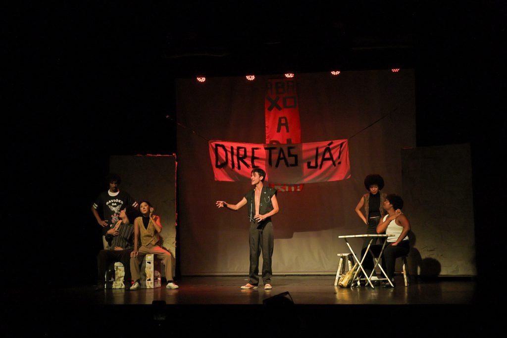 2º Mostra de Circulação: SP Escola de Teatro em Mongaguá (SP), promovendo uma oficina e apresentações de estudantes. (18/01/2025) | Foto: Clara Silva