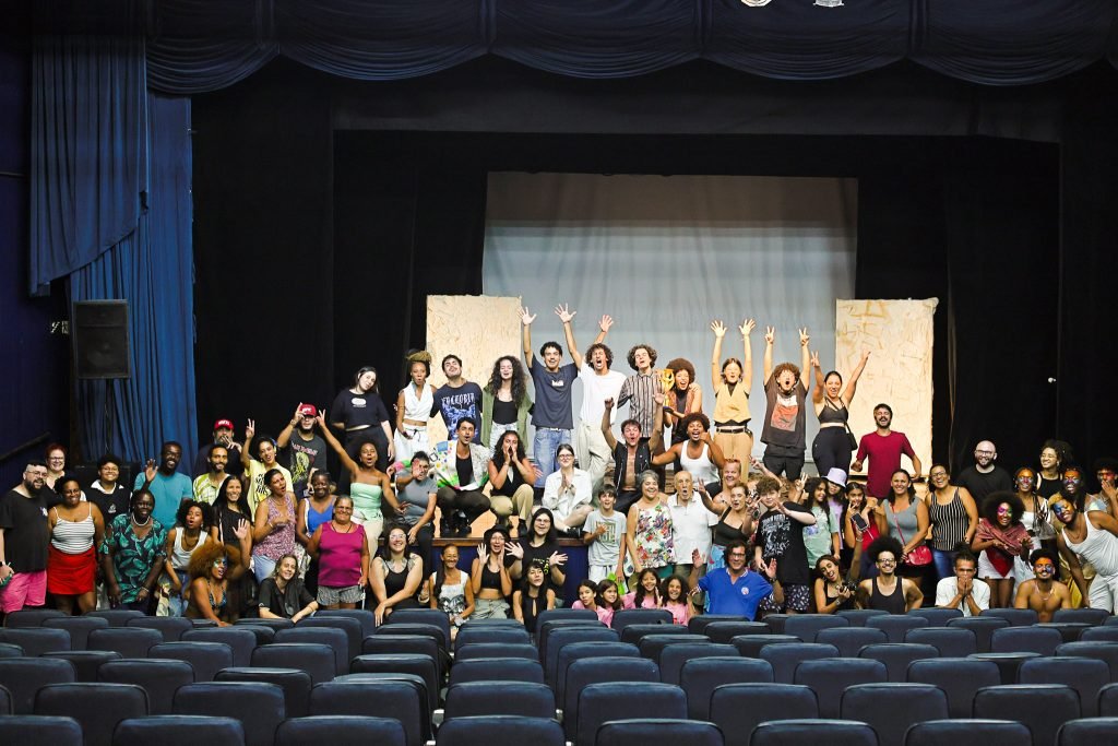 2º Mostra de Circulação: SP Escola de Teatro em Mongaguá (SP), promovendo uma oficina e apresentações de estudantes. (18/01/2025) | Foto: Clara Silva