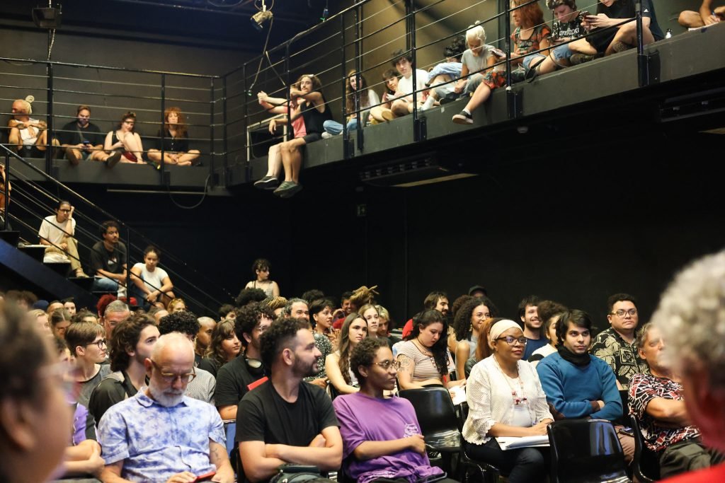 Apresentação dos colaboradores para os ingressantes do 1° semestre de 2025. (05/02/2025) | Foto: Clara Silva