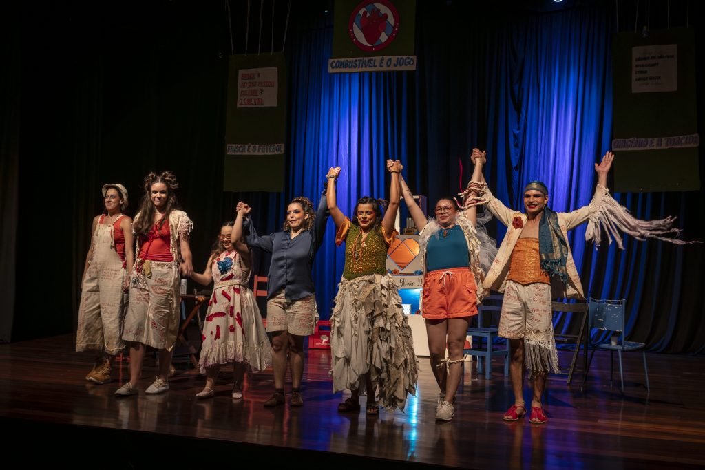 2º Mostra de Circulação: SP Escola de Teatro em Votorantim (SP), promovendo uma oficina e apresentações de estudantes. (01/02/2025) | Foto: Rodrigo Reis