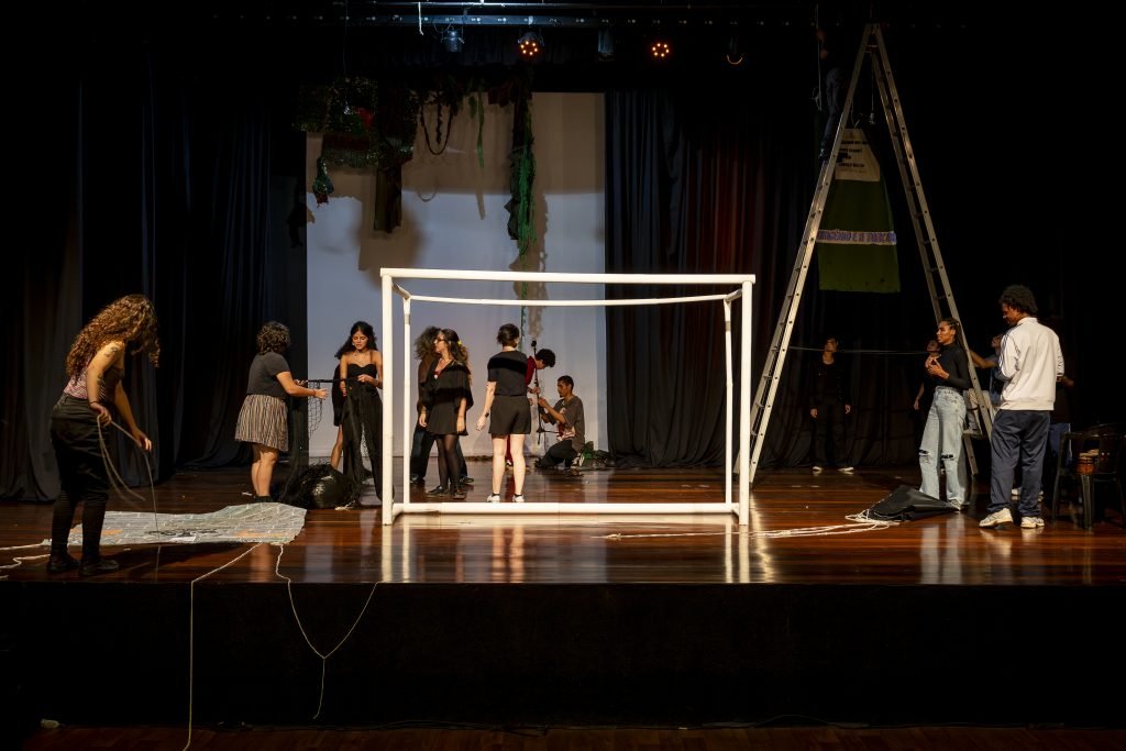 2º Mostra de Circulação: SP Escola de Teatro em Votorantim (SP), promovendo uma oficina e apresentações de estudantes. (01/02/2025) | Foto: Rodrigo Reis