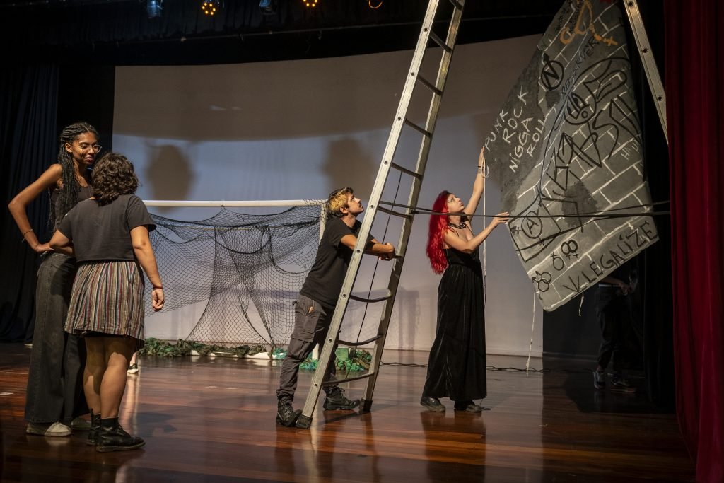 2º Mostra de Circulação: SP Escola de Teatro em Votorantim (SP), promovendo uma oficina e apresentações de estudantes. (01/02/2025) | Foto: Rodrigo Reis