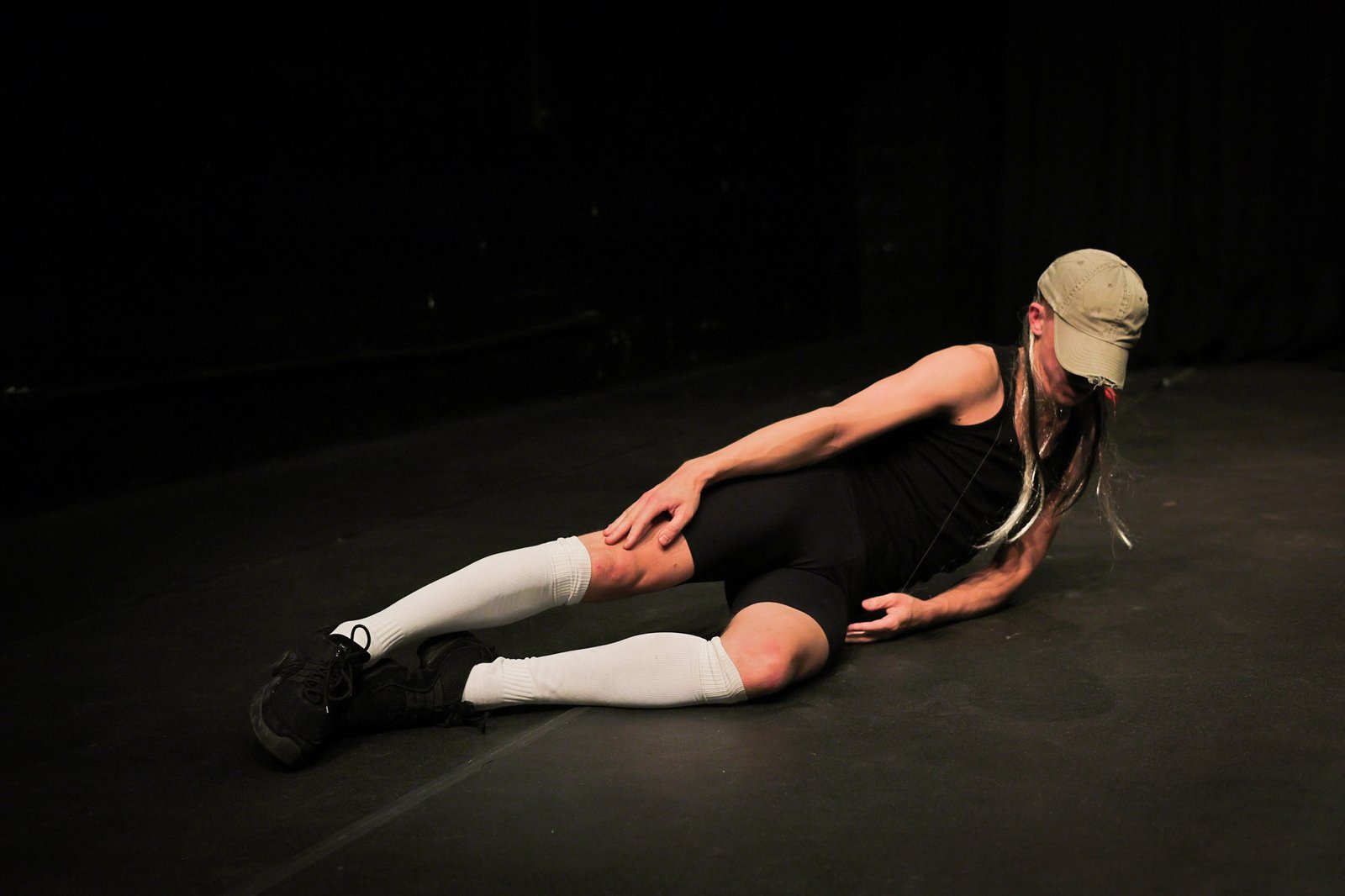Performance artística internacional “Little Miss Beast Mode” de Andreas Haglund, na sede Roosevelt da SP Escola de Teatro. (12/02/2025) | Foto: Clara Silva