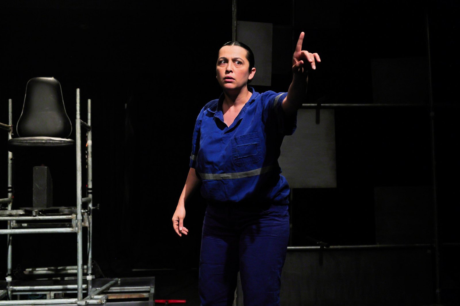 Espetáculo "A CobraDORa", na sede Roosevelt da SP Escola de Teatro. (20/03/2025) | Foto: Clara Silva