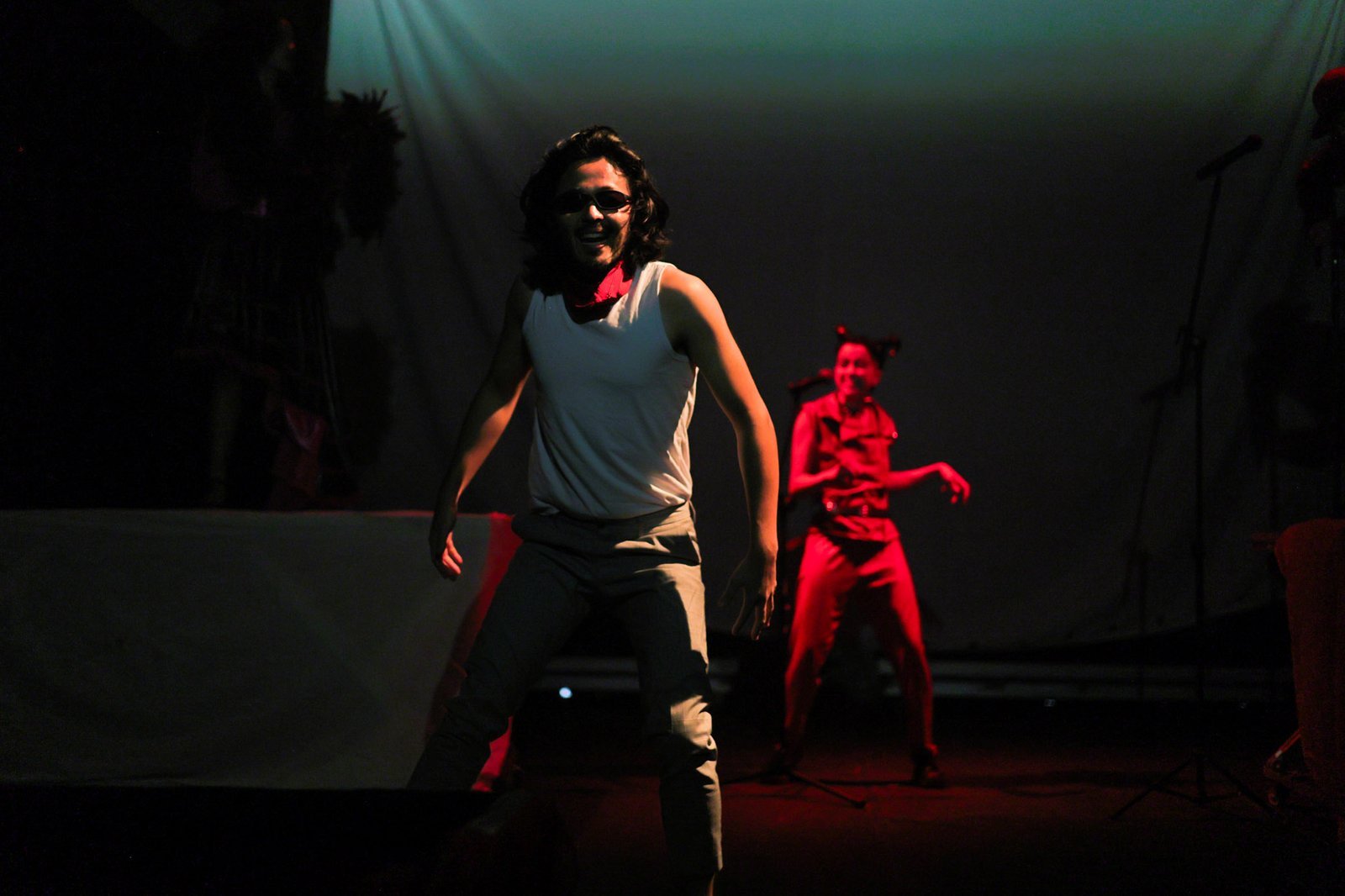 Mostra de Microcenas dos estudantes do módulo verde do curso regular de Direção da SP Escola de Teatro. (17/05/2025). | Foto: Clara Silva