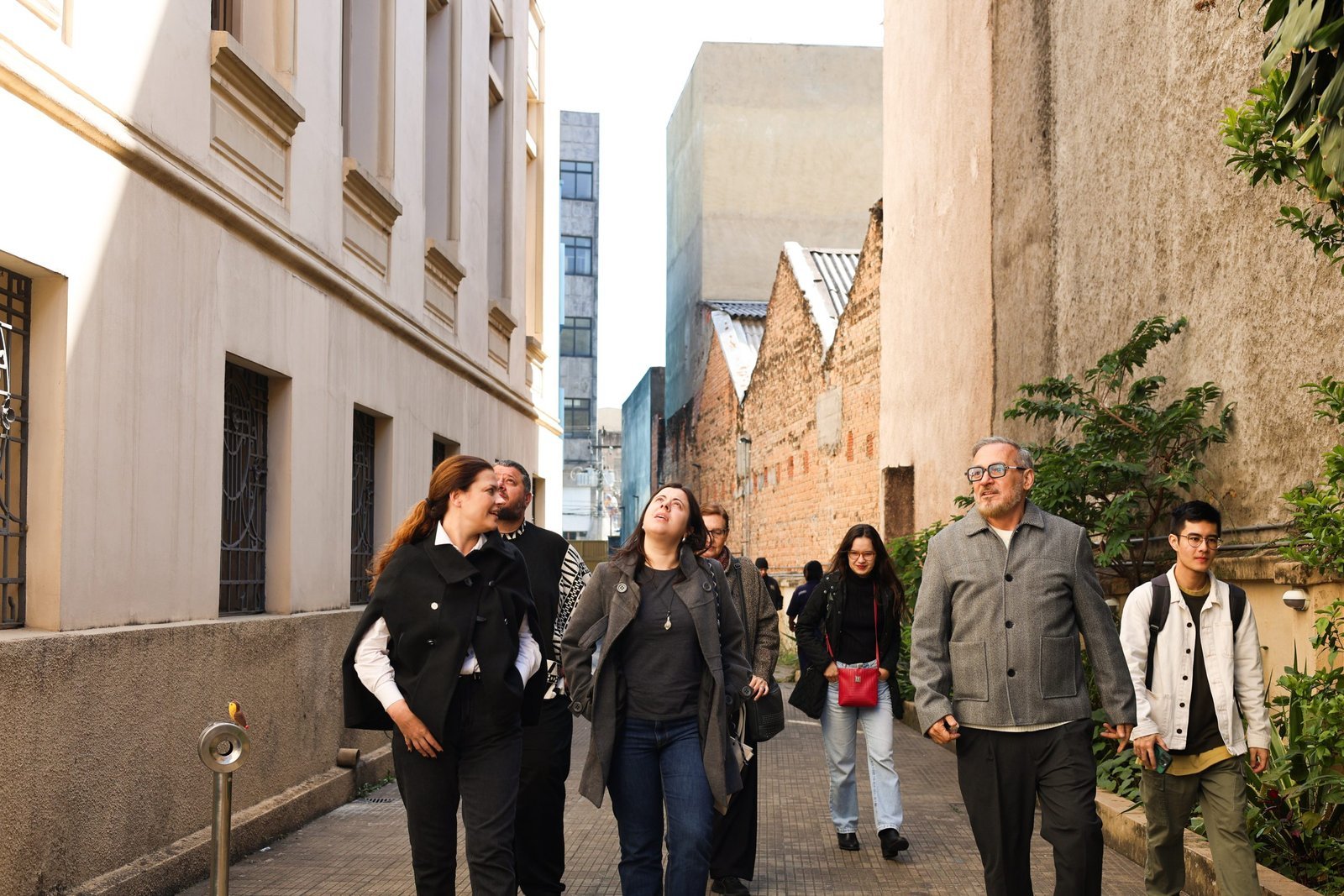 Visita da deputada federal Sâmia Bomfim, na sede Brás da SP Escola de Teatro. (13/06/2025) | Foto: Clara Silva.