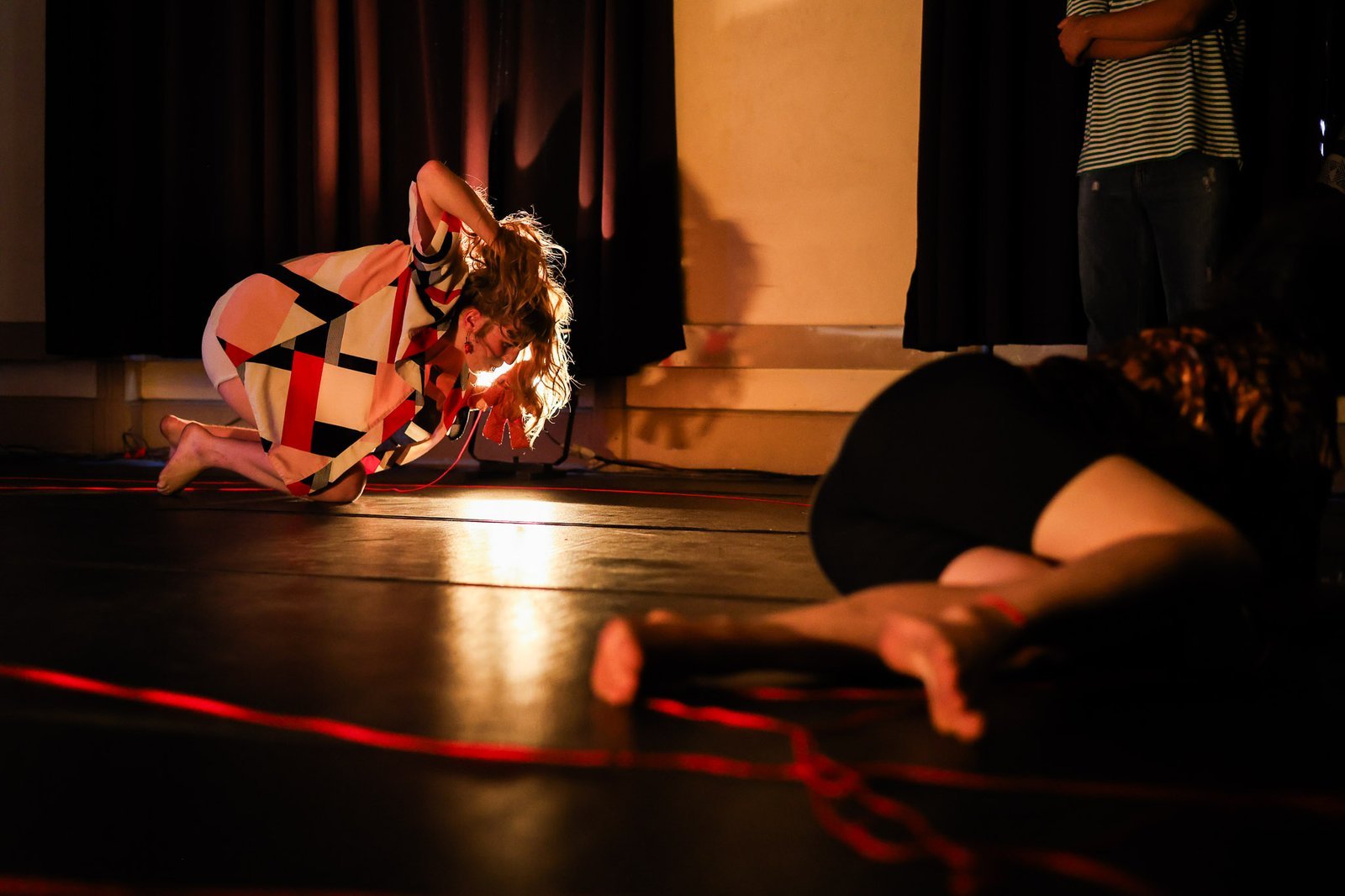 Mostra de Microcenas dos estudantes do módulo vermelho do curso regular de Direção da SP Escola de Teatro. (27/09/2025). | Foto: Clara Silva