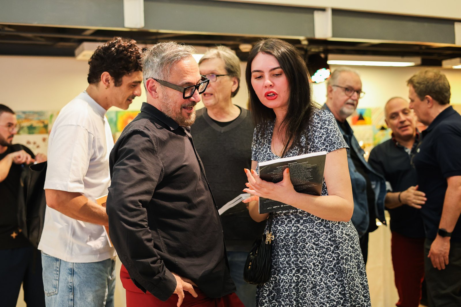 Lançamento da Revista A[L]BERTO #11 na sede Roosevelt da SP Escola de Teatro. (03/09/2025). | Foto: Clara Silva