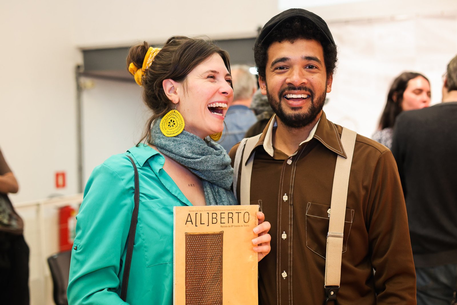 Lançamento da Revista A[L]BERTO #11 na sede Roosevelt da SP Escola de Teatro. (03/09/2025). | Foto: Clara Silva