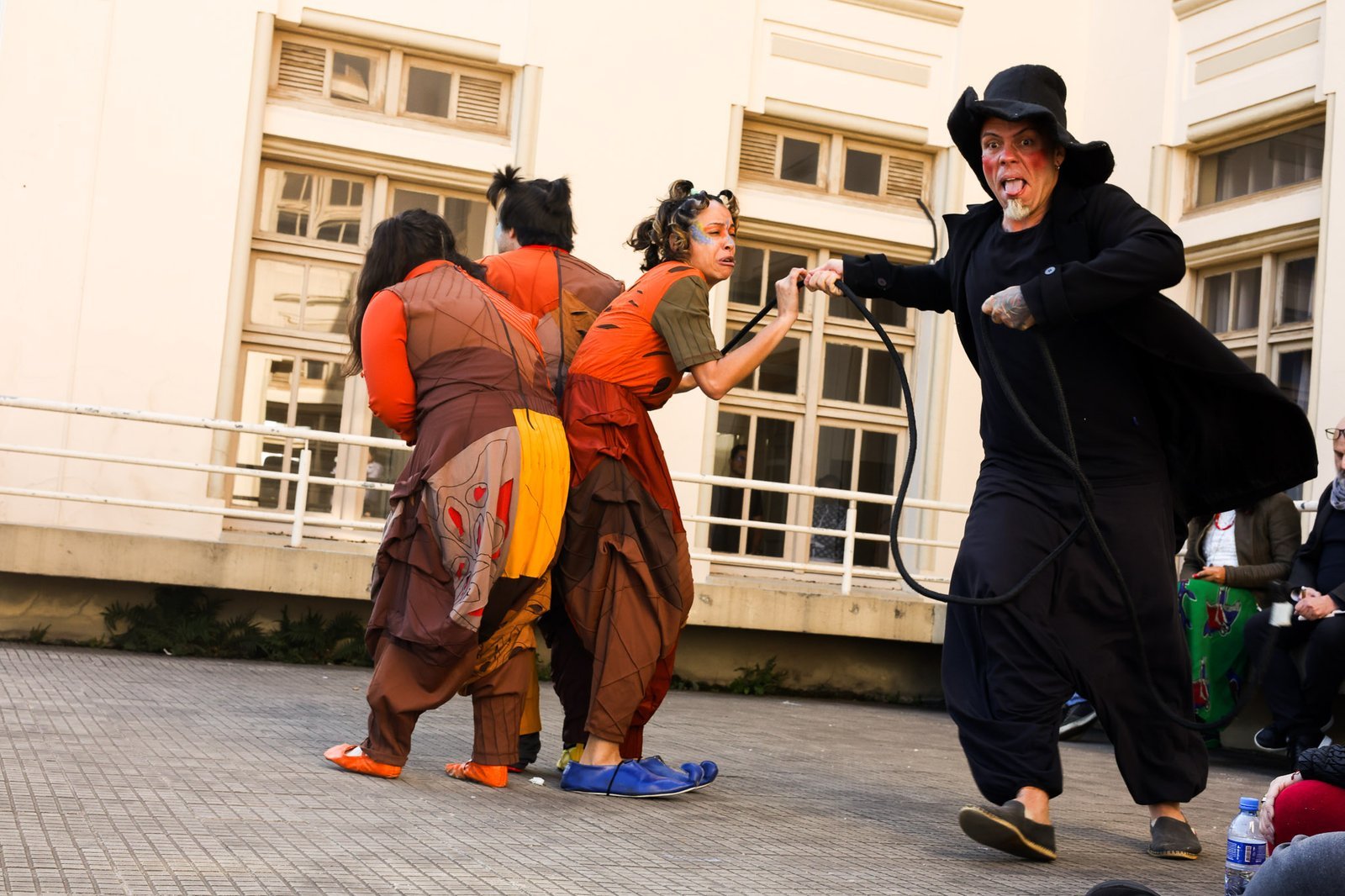 Mostra de Microcenas dos estudantes do módulo vermelho do curso regular de Direção da SP Escola de Teatro. (27/09/2025). | Foto: Clara Silva