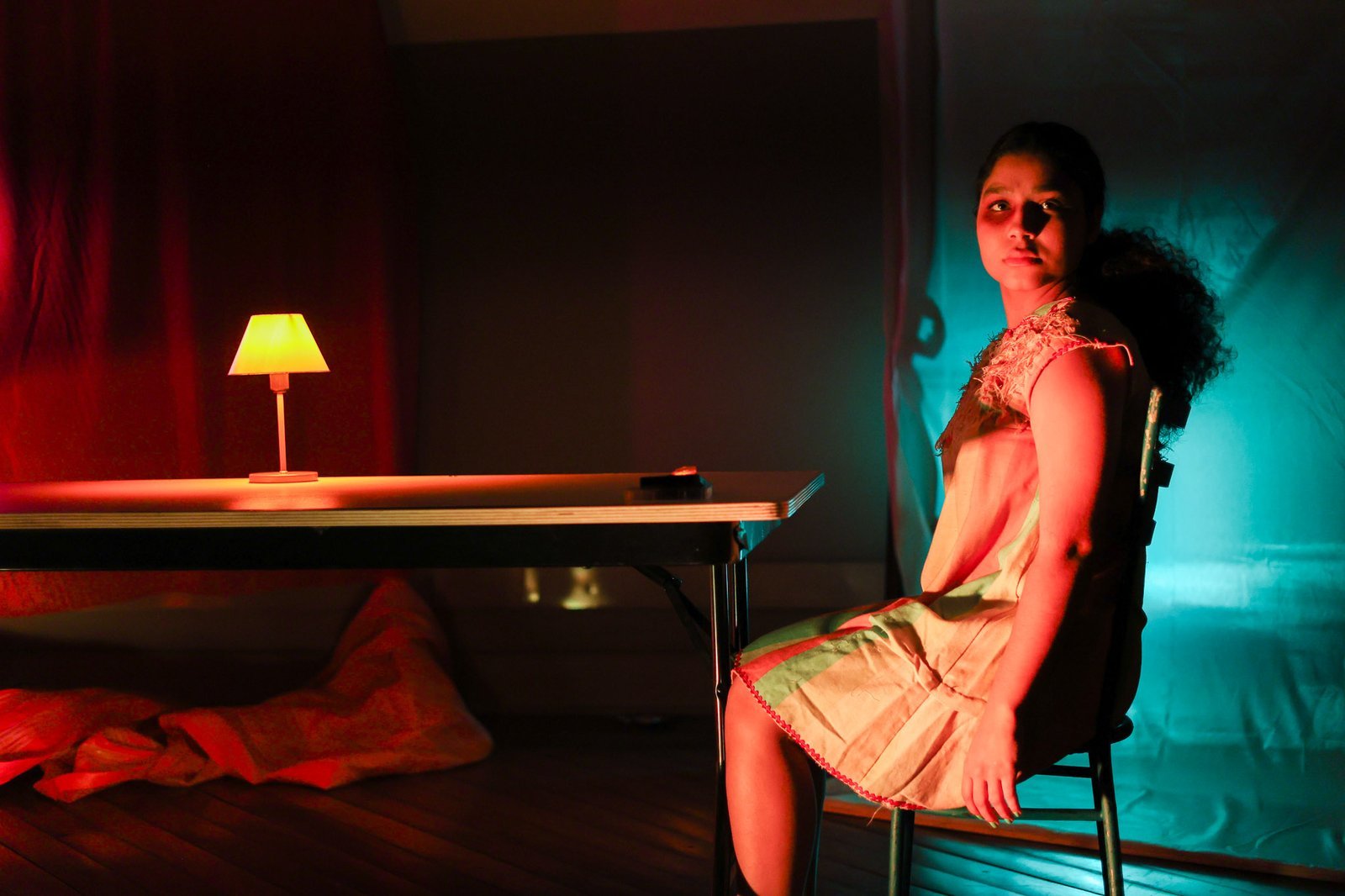 Mostra de Microcenas dos estudantes do módulo vermelho do curso regular de Direção da SP Escola de Teatro. (27/09/2025). | Foto: Clara Silva