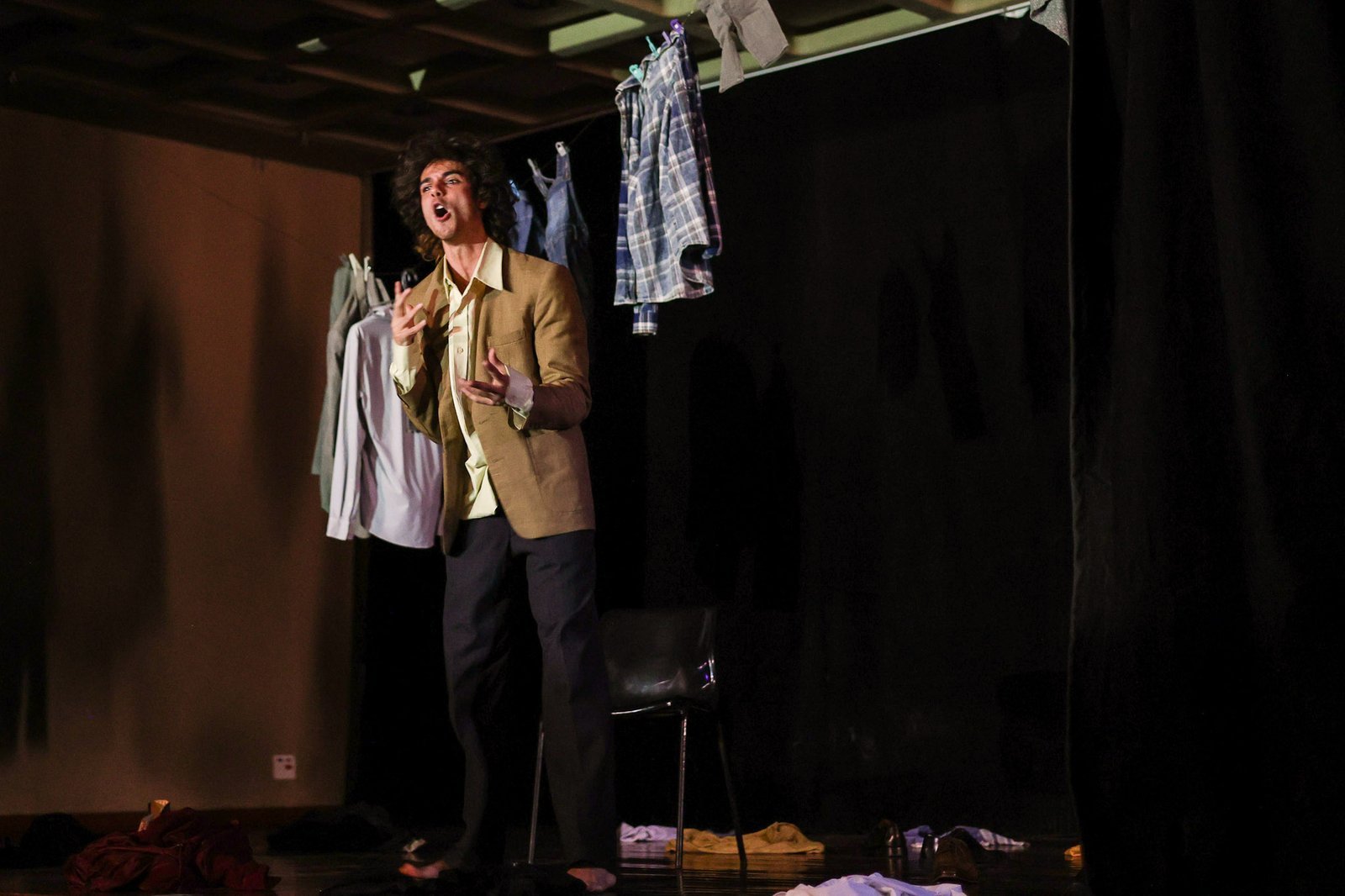 Mostra de Microcenas dos estudantes do módulo vermelho do curso regular de Direção da SP Escola de Teatro. (27/09/2025). | Foto: Clara Silva