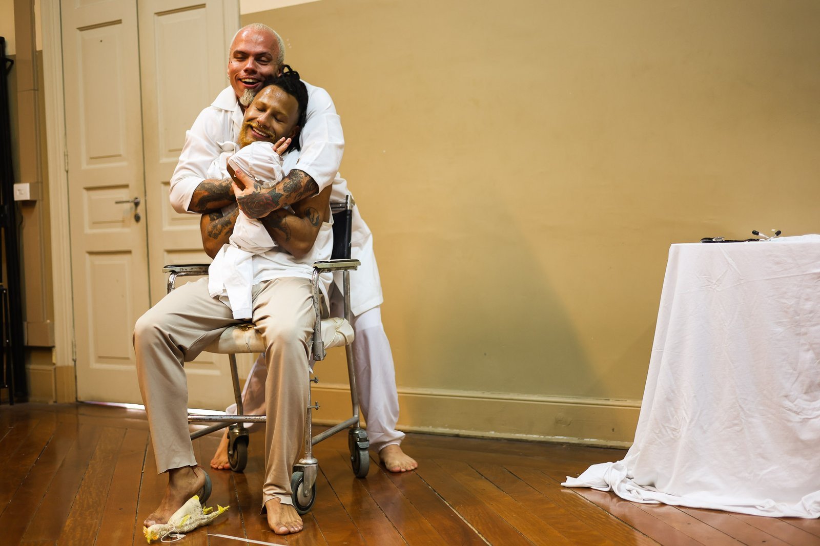 Mostra de Microcenas dos estudantes do módulo vermelho do curso regular de Direção da SP Escola de Teatro. (27/09/2025). | Foto: Clara Silva