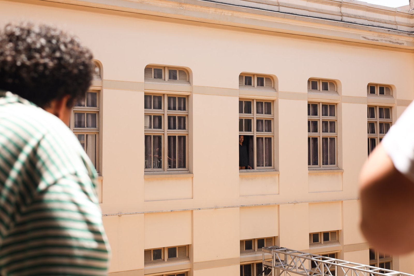 Mostra de Microcenas dos estudantes do módulo vermelho do curso regular de Direção da SP Escola de Teatro. (27/09/2025). | Foto: Clara Silva