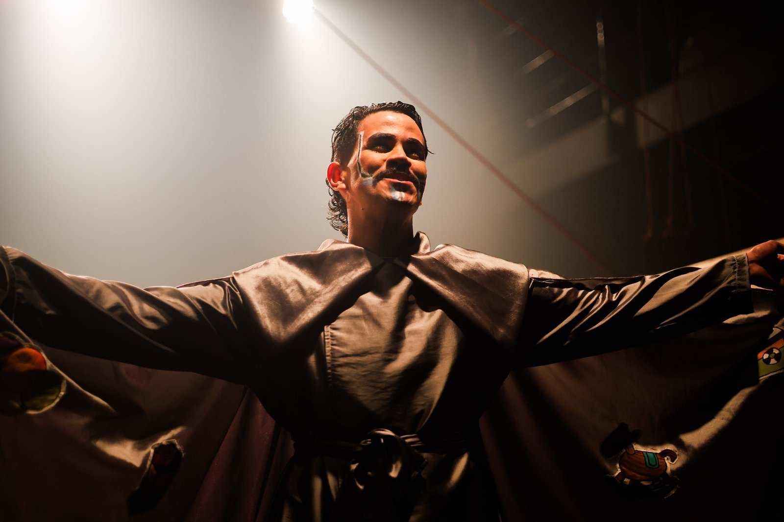 Experimento II do grupo N5 Amarelo, do segundo semestre de 2025, na SP Escola de Teatro. | Foto: Clara Silva.