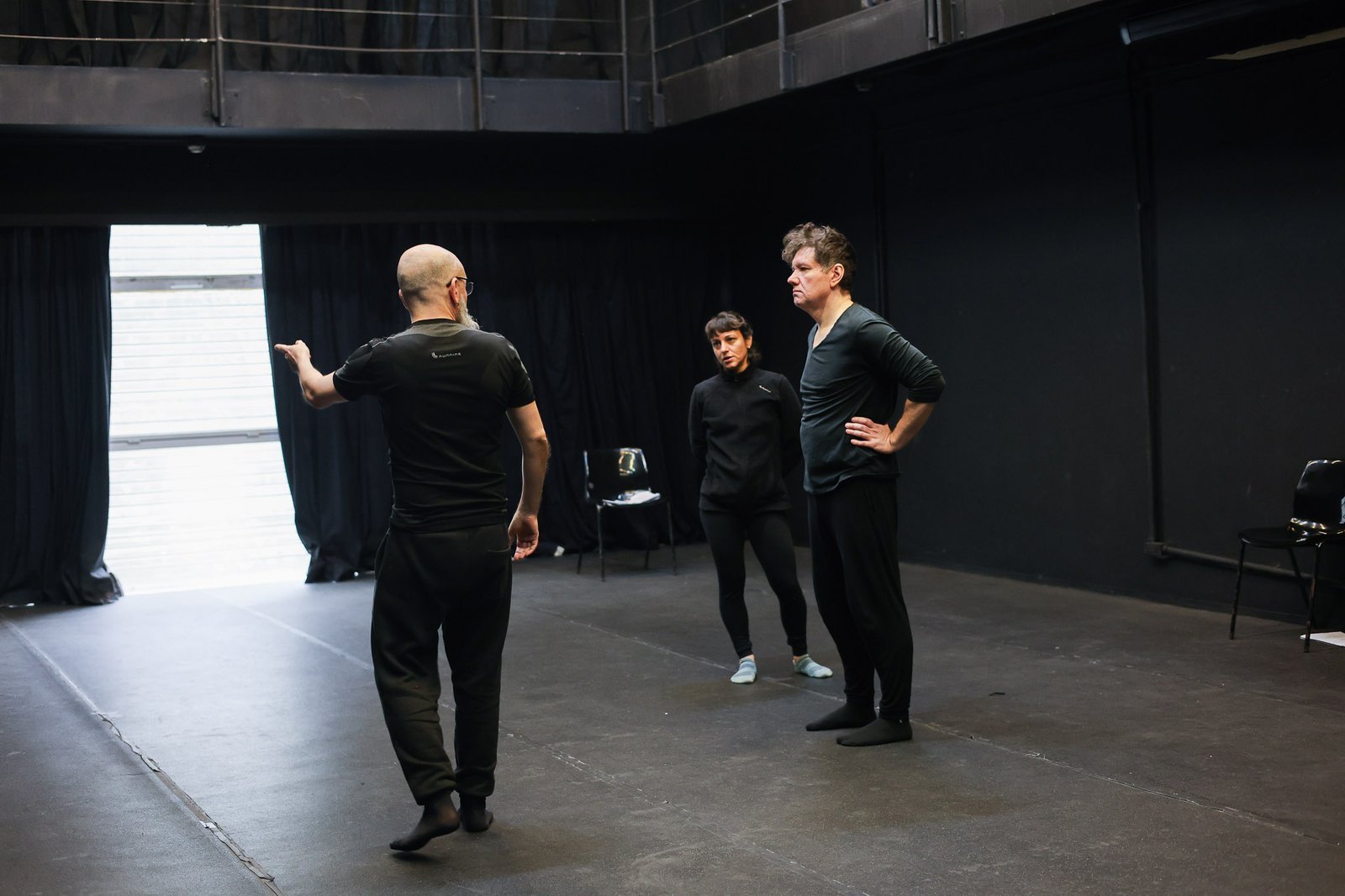 Ensaio O ESTRANHO MUNDO DE JOTAZÊ da Cia Espaço em Branco, projeto do Ocupa Lab. (09/10/2025). | Foto: Clara Silva.